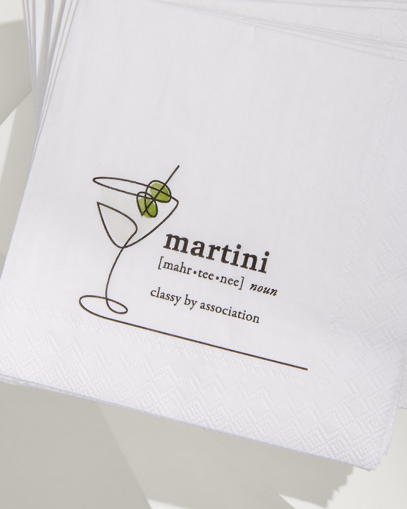 Tommy Bahama Exclusive - Martini Cocktail Napkins