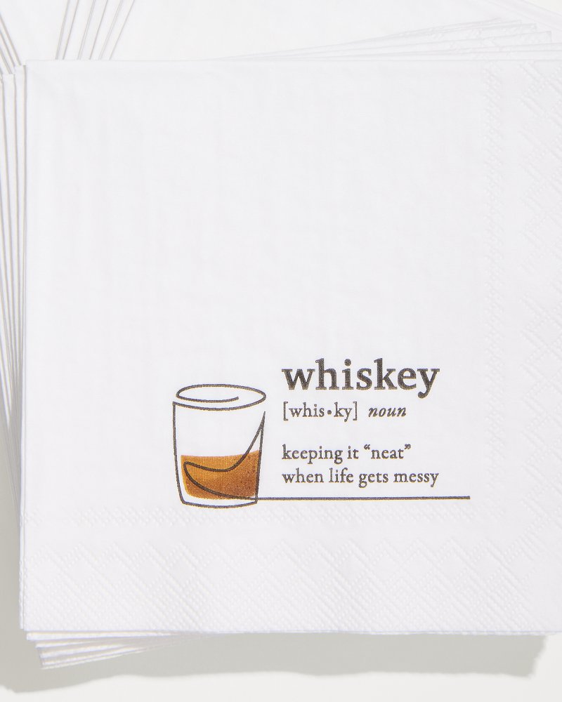 Tommy Bahama Exclusive - Whiskey Cocktail Napkins