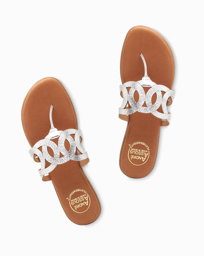Tommy Bahama Hot Sale - André Assous Nature Featherweights™ Metallic Sandals