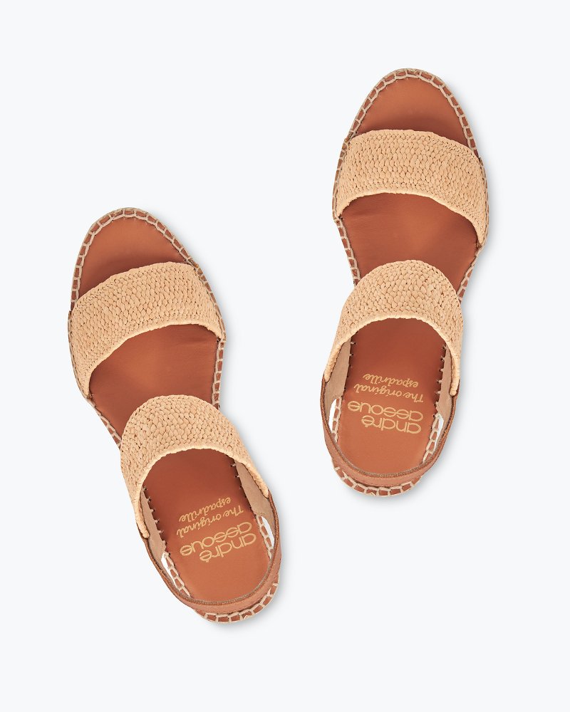 Tommy Bahama Recommended - André Assous Aviana Stretch Espadrille Wedge Sandals