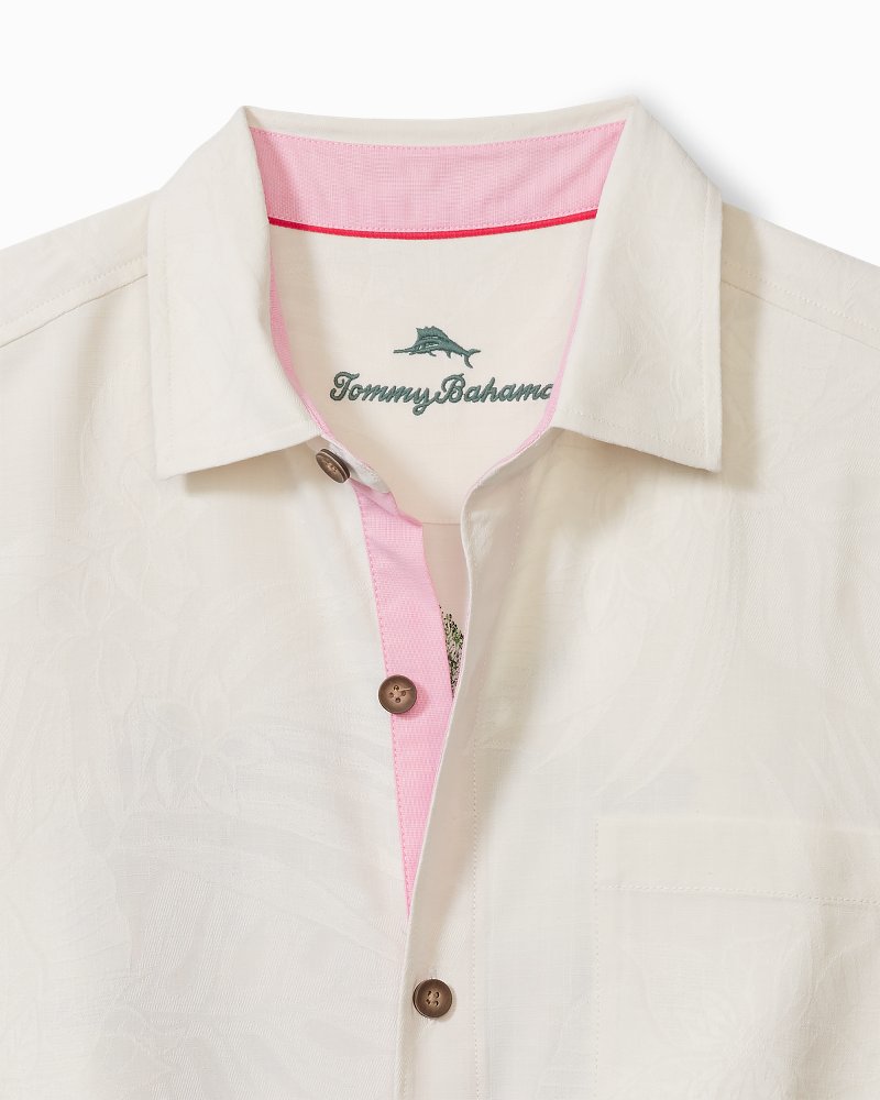 Tommy Bahama Popular - Big & Tall Surf the Yule Tide Silk Camp Shirt