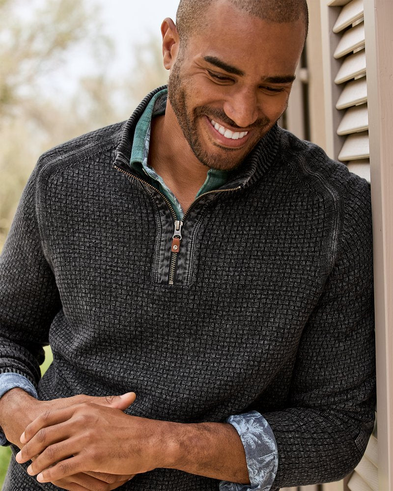 Tommy Bahama Sale - Big & Tall Sunbreak Half-Zip Sweater