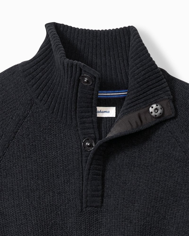 Tommy Bahama Sale - Big & Tall Shoreline Surfcomber Snap-Mock Sweater