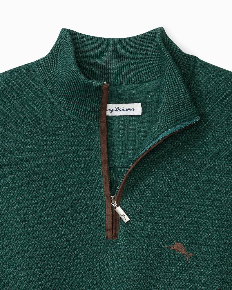 Tommy Bahama Hot Sale - Big & Tall Marlin Luxe Half-Zip Sweater
