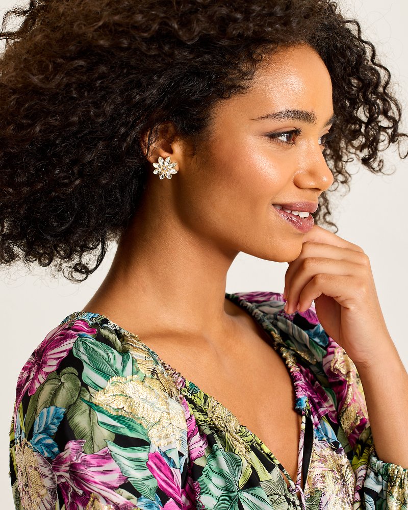 Tommy Bahama Deals - Tidal Treasure Floral Stud Earrings