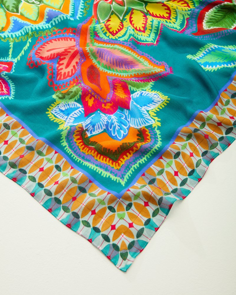 Tommy Bahama Sale - Hypnotic Garden Square Scarf