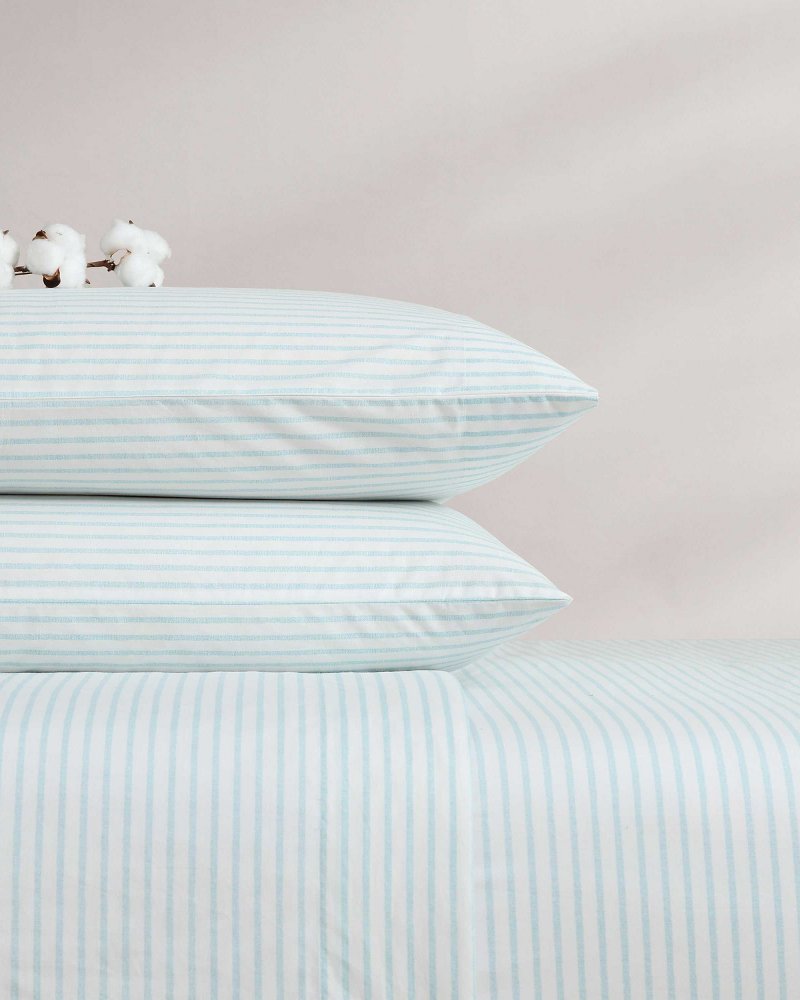 Tommy Bahama Premium - Cool Beach Stripe 4-Piece Queen Sheet Set