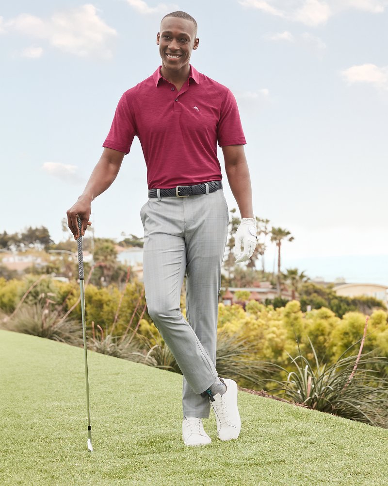 Tommy Bahama Premium - On Par Island Driver Flat-Front IslandZone® Pants