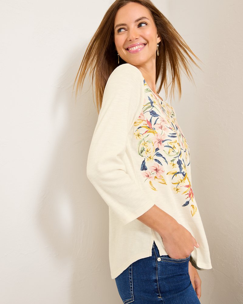 Tommy Bahama Quality - Ashby Isles Flora Amora 3/4-Sleeve T-Shirt
