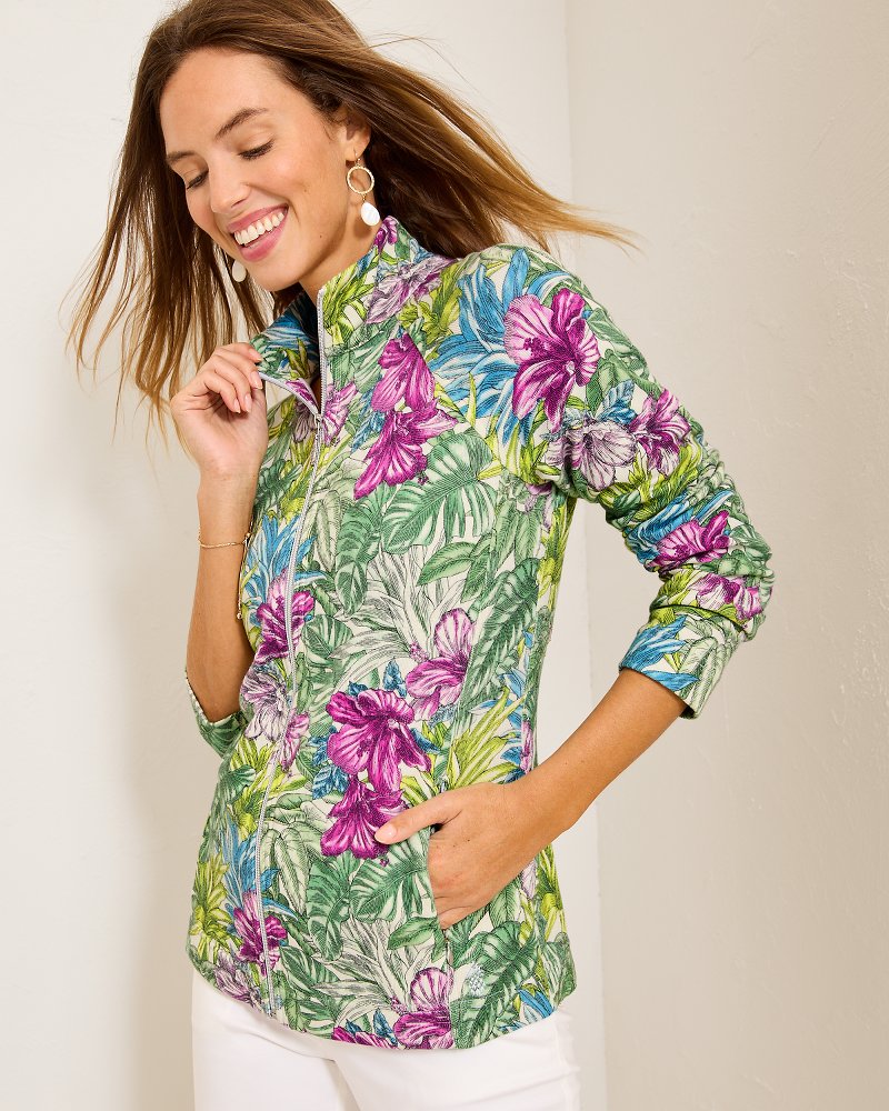 Tommy Bahama Popular - Aruba Jungle Jewels Full-Zip Sweatshirt
