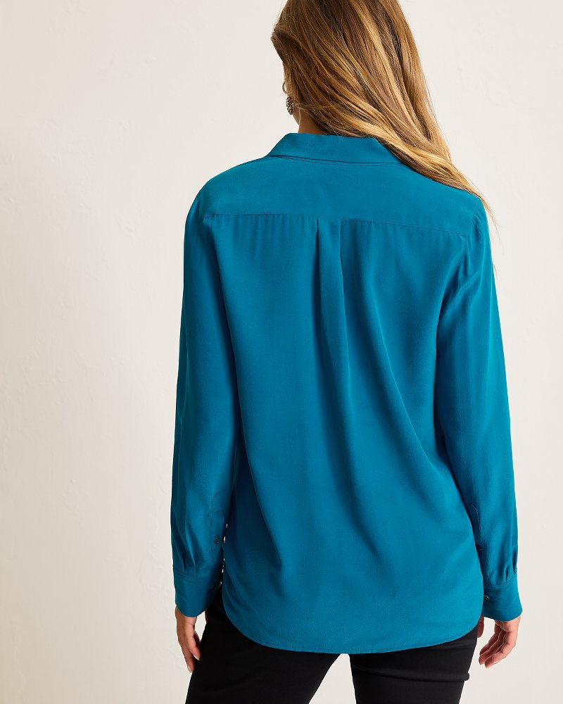 Tommy Bahama Exclusive - Classic Long-Sleeve Silk Shirt