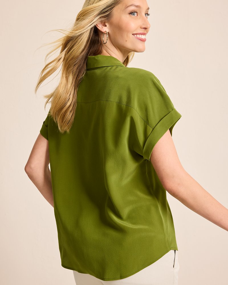 Tommy Bahama Customer Favorite - Silk Dolman Camp Shirt