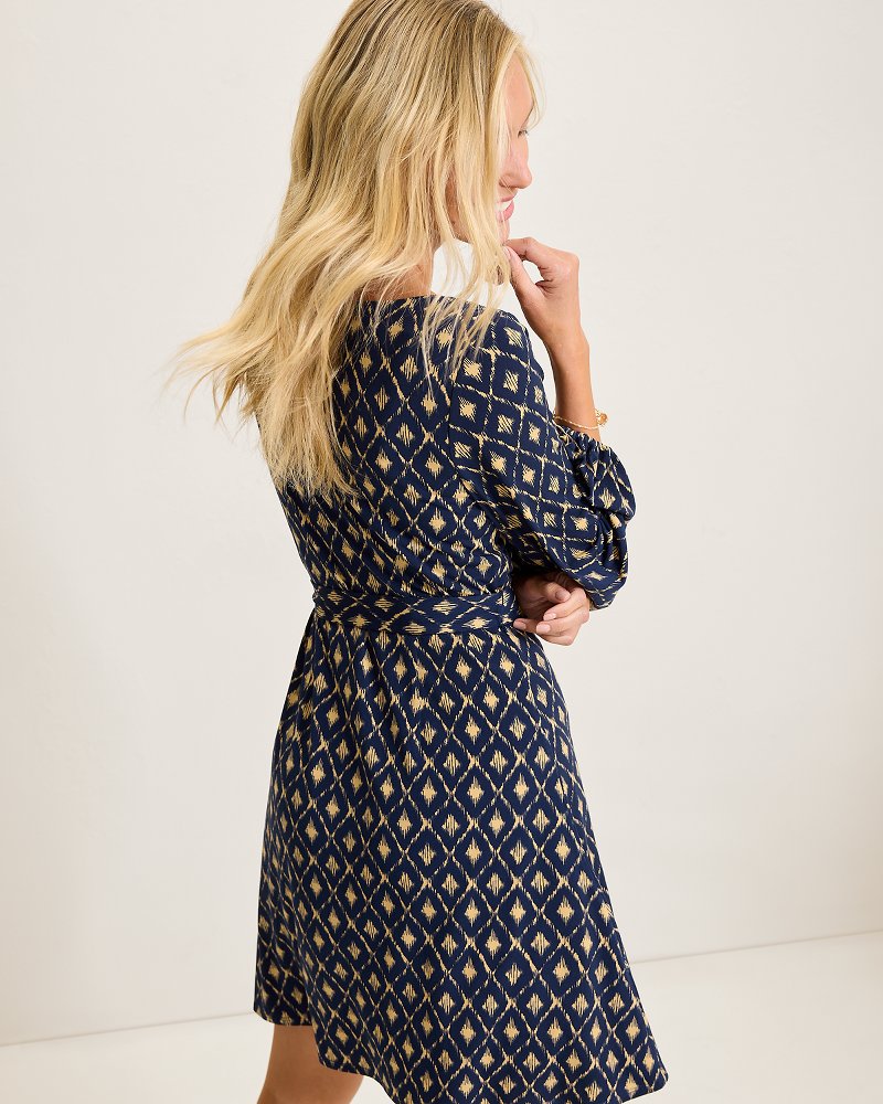 Tommy Bahama New - Diamond Cay Long-Sleeve Dress