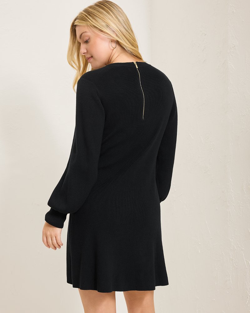 Tommy Bahama Signature - Flared Pickford Balloon-Sleeve Dress