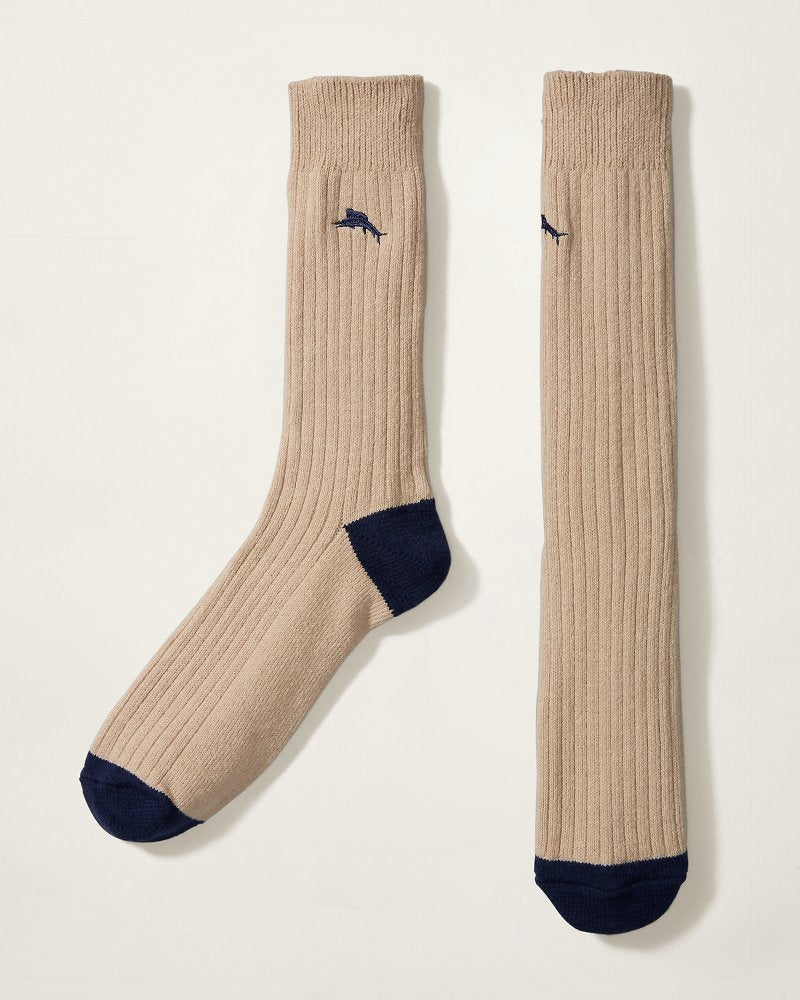 Tommy Bahama Latest - Ribbed Crew Socks