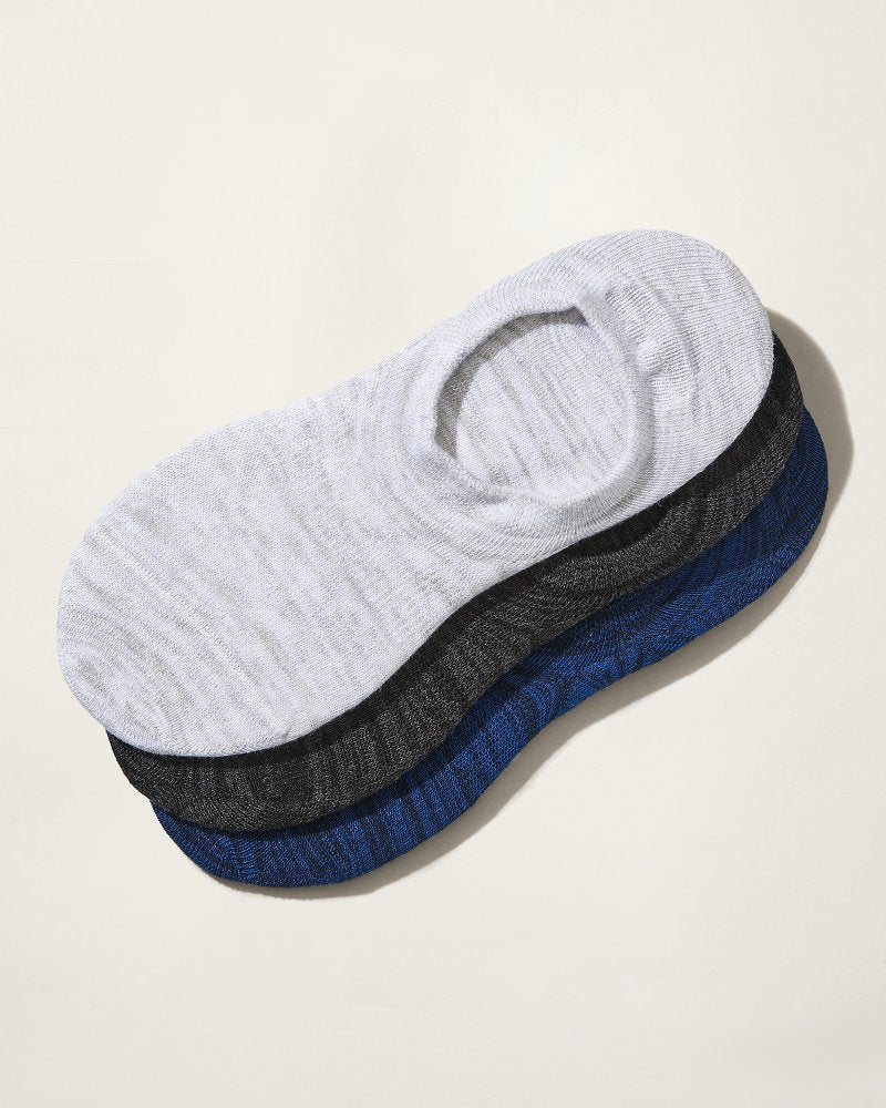 Tommy Bahama Deals - IslandZone® Heel Grip No-Show Socks - 3 Pack
