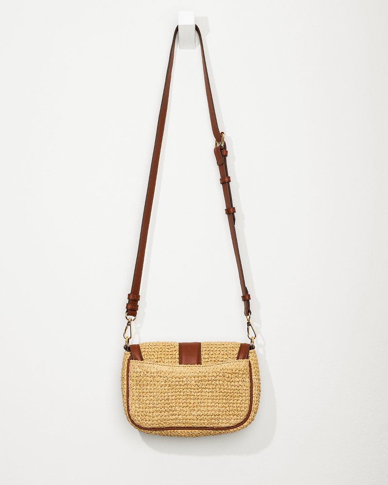Tommy Bahama Recommended - Raffia & Leather Chain Crossbody