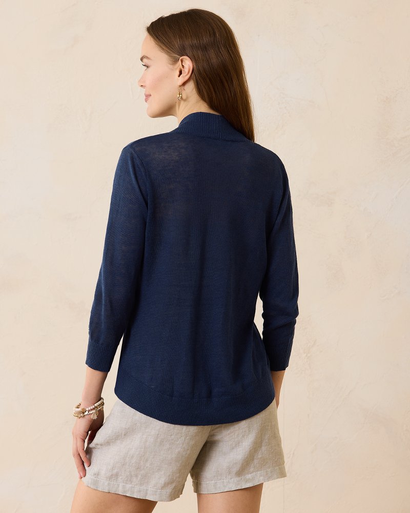 Tommy Bahama Featured - Lea Open Linen Cardigan
