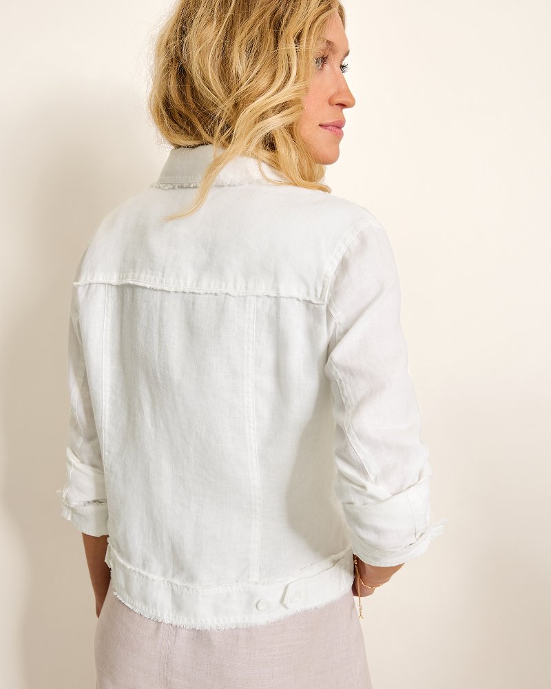 Tommy Bahama Quality - Two Palms Linen Raw-Edge Jacket