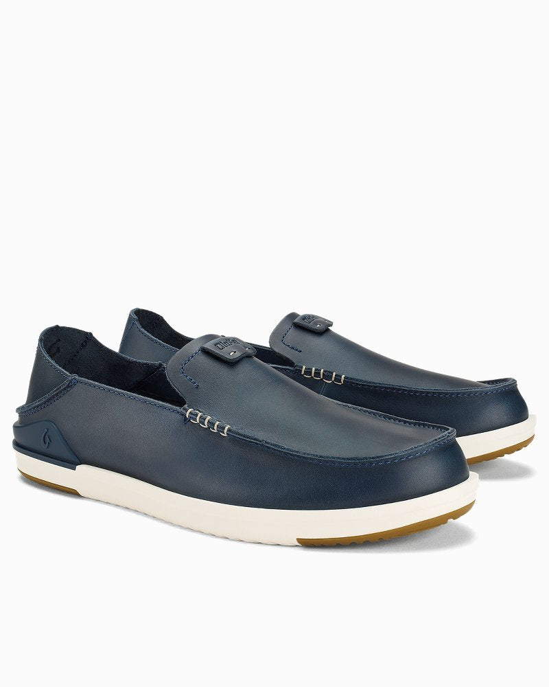 Tommy Bahama New - OluKai® Kākaha Leather Slip-On Shoes