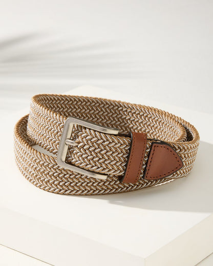 Tommy Bahama Discount - Two-Tone Stretch Webbed Belt