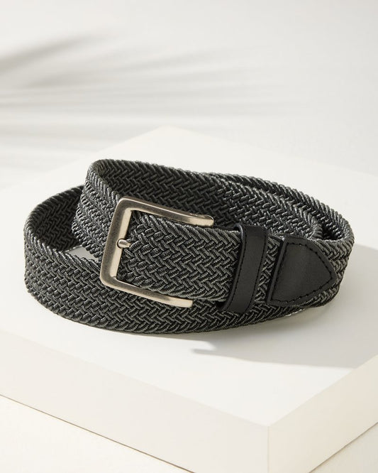 Tommy Bahama Recommended - Two-Tone Stretch Webbed Belt