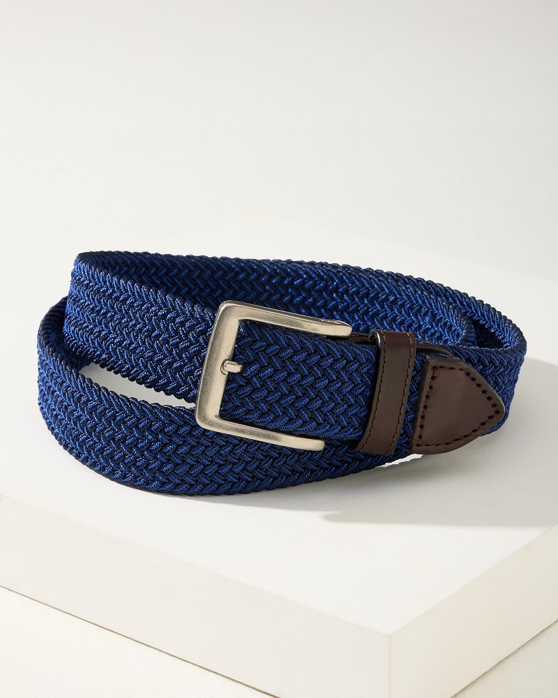 Tommy Bahama Sale - Two-Tone Stretch Webbed Belt