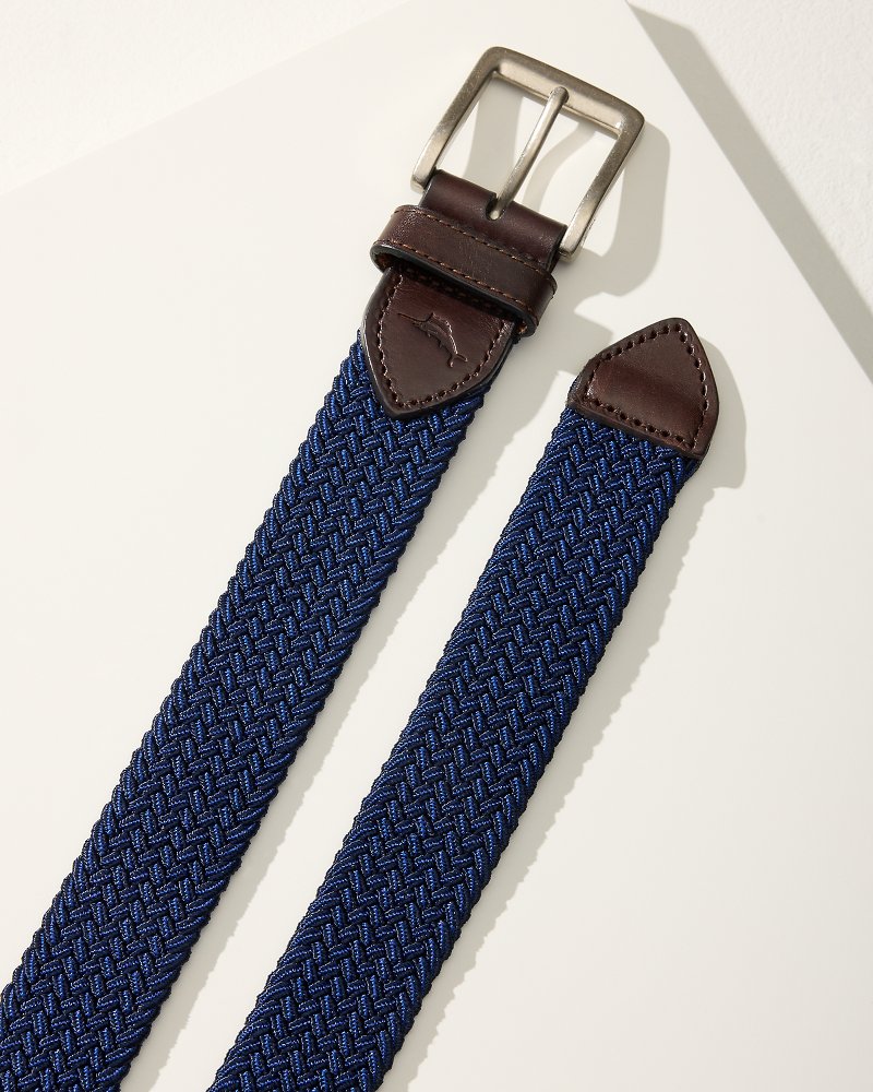 Tommy Bahama Sale - Two-Tone Stretch Webbed Belt