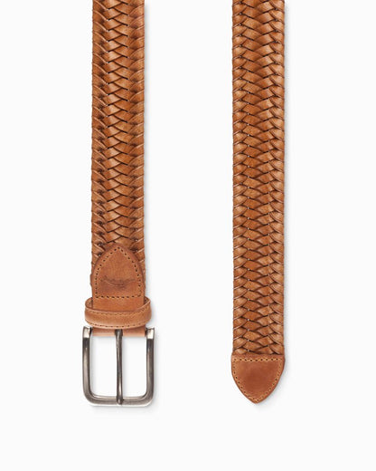 Tommy Bahama Classic - Braided Leather Stretch Belt