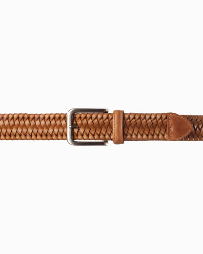Tommy Bahama Classic - Braided Leather Stretch Belt