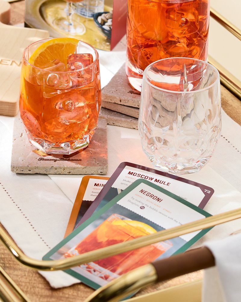 Tommy Bahama Featured - Viski® Reserve Bruno Crystal Cocktail Glasses- Set of 2