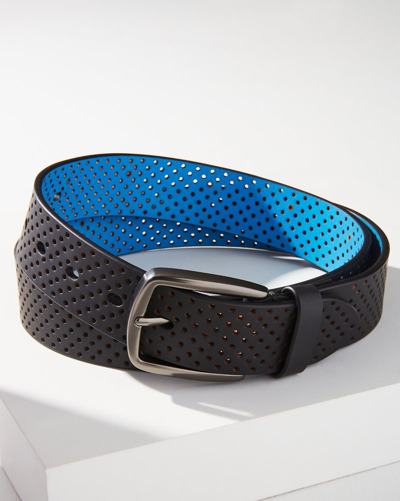 Tommy Bahama Value - Perforated Rubberized Performance Belt