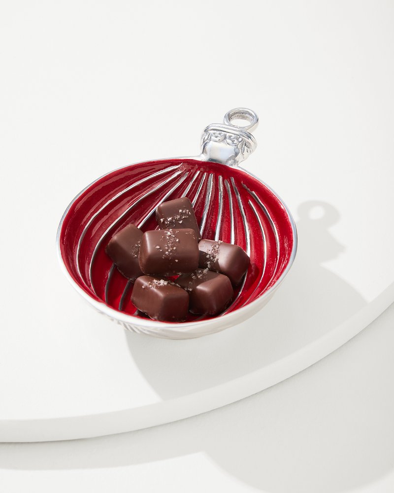 Tommy Bahama Deals - Red Ornament Candy Dish