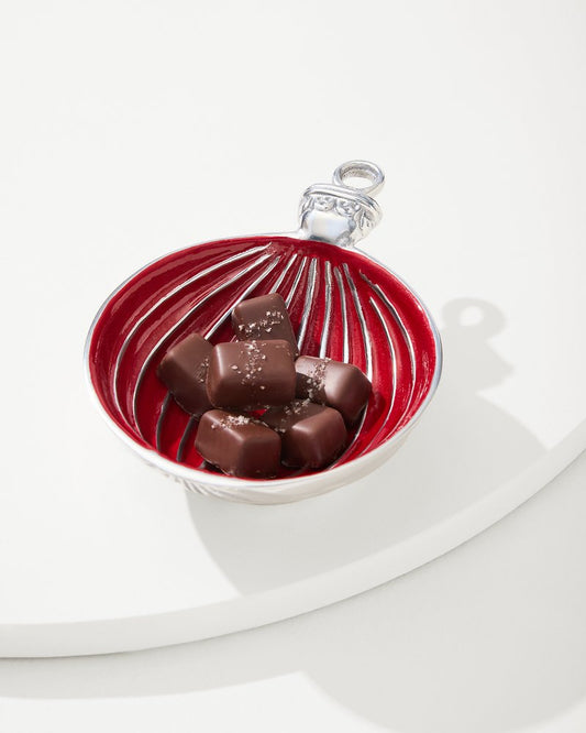 Tommy Bahama Deals - Red Ornament Candy Dish