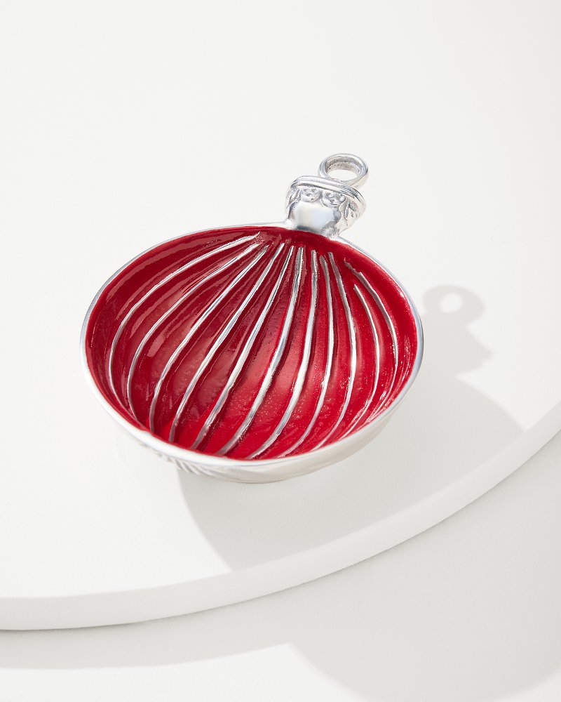 Tommy Bahama Deals - Red Ornament Candy Dish