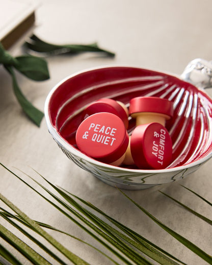 Tommy Bahama Deals - Red Ornament Candy Dish