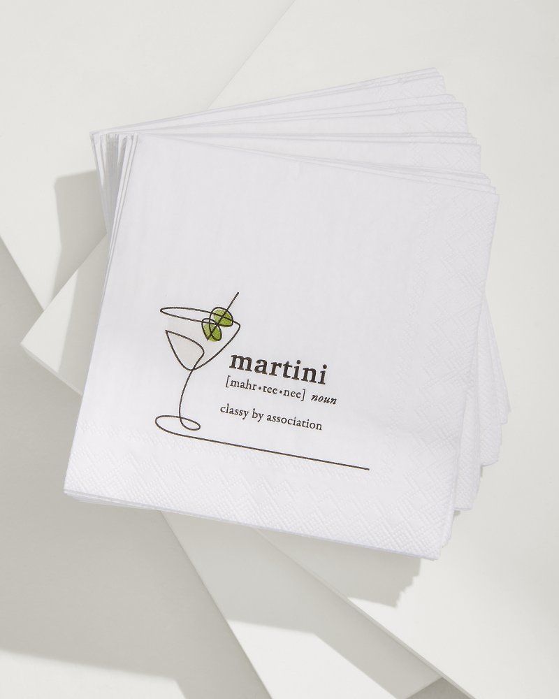 Tommy Bahama Exclusive - Martini Cocktail Napkins
