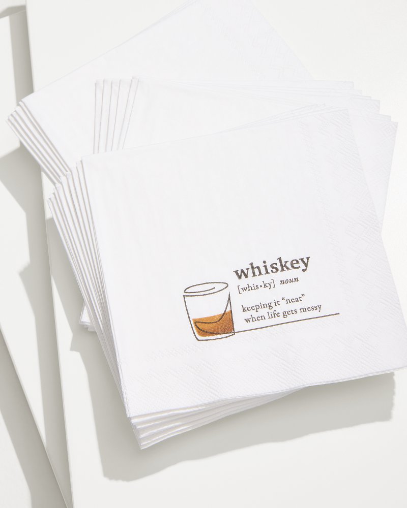 Tommy Bahama Exclusive - Whiskey Cocktail Napkins