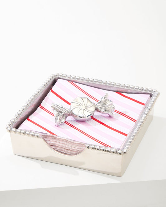Tommy Bahama Recommended - Beaded Peppermint Napkin Box Set