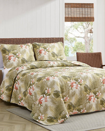 Tommy Bahama Signature - Tropical Orchid 2-Piece Twin Quilt Set