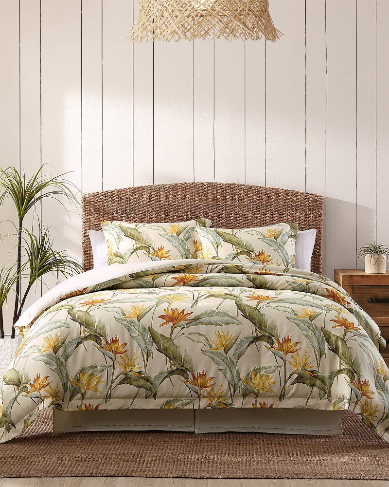 Tommy Bahama New - Birds of Paradise 4-Piece California King Comforter Set