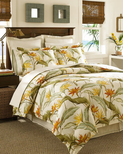 Tommy Bahama New - Birds of Paradise 4-Piece California King Comforter Set