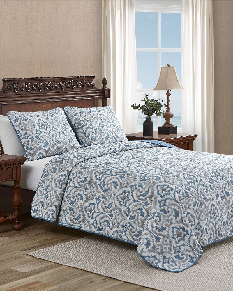 Tommy Bahama Latest - Cape Verde 3-Piece King Quilt Set