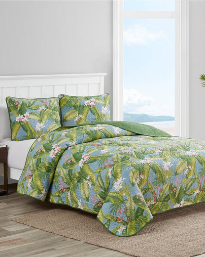 Tommy Bahama Trending - Aregada Dock 3-Piece Full/Queen Quilt Set