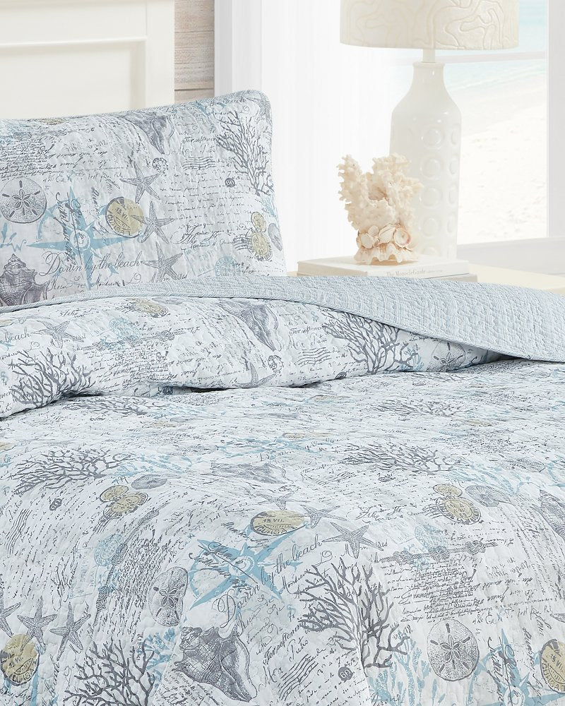Tommy Bahama Best Price - Beach Bliss 2-Piece Twin Quilt Set