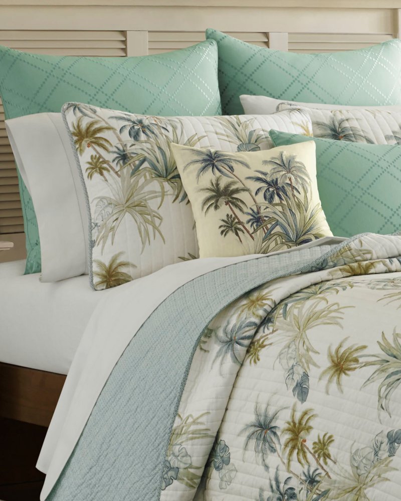 Tommy Bahama Latest - Serenity Palms Twin Quilt