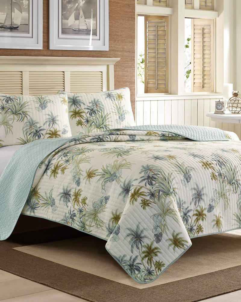 Tommy Bahama Hot Sale - Serenity Palms King Quilted Sham