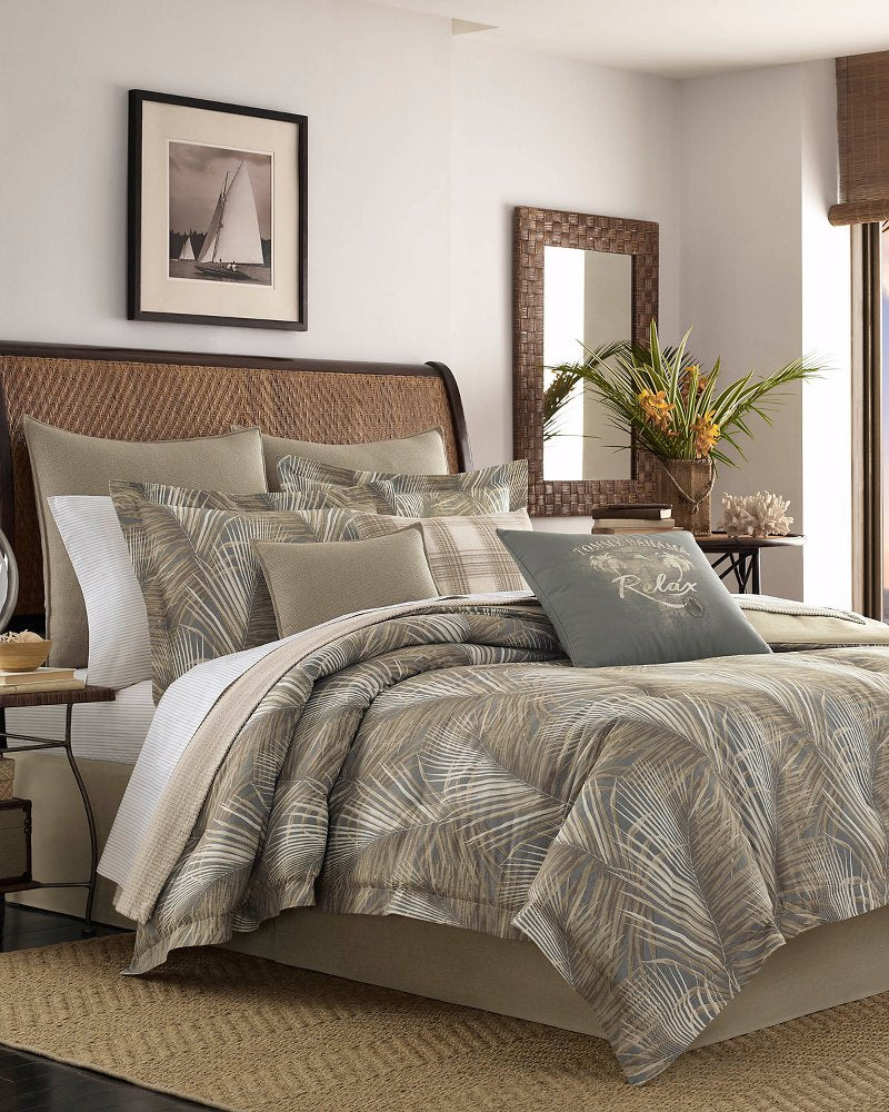 Tommy Bahama Signature - Raffia Palms California King Comforter Set