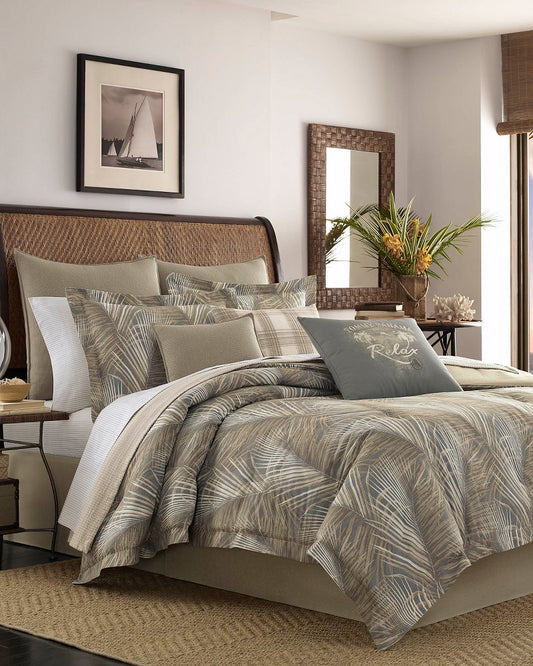 Tommy Bahama Signature - Raffia Palms California King Comforter Set