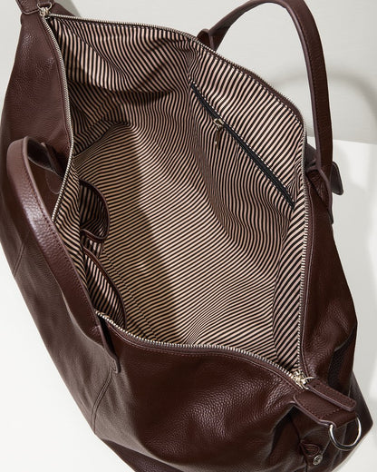 Tommy Bahama Great Value - Stanford Brown Leather Duffel Bag